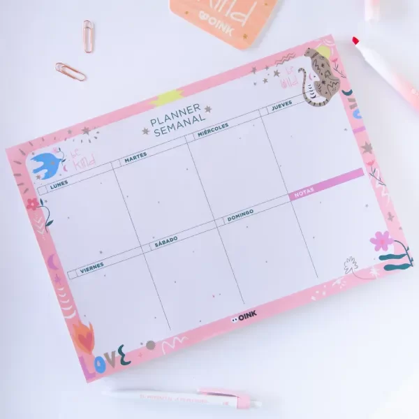 Producto - PLANNER EMBLOCADO A4 WILD