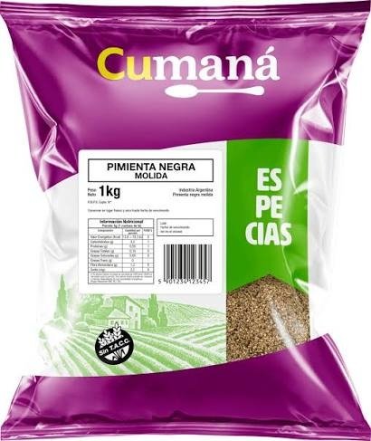 Producto - Pimienta negra molida CUMANA