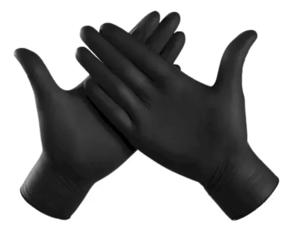 Producto - NITRILO EXTRA FUERTE NEGRO CAJA X 100 GUANTES (S, M , L Y XL)