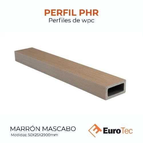 Producto - PERFIL PHR 50X25X2900 MARRÓN MASCABO