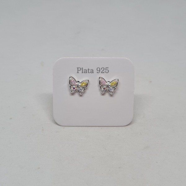Producto - Aros mariposa pastel