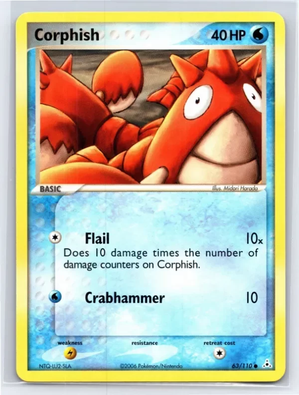 Producto - 2006 Pokemon TCG - EX Holon Phantoms - Corphish 63/110