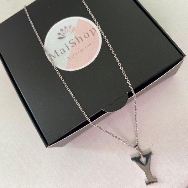 Producto - Collar Letra Inicial Y AQ