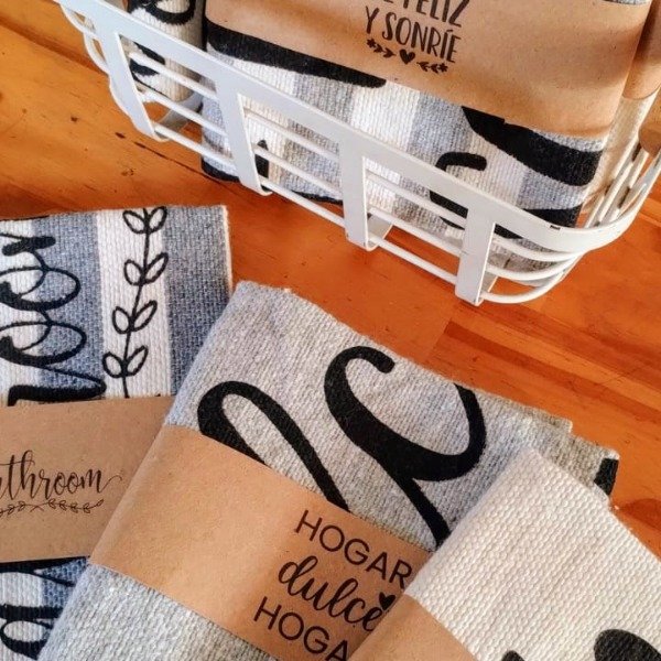 Producto - Paño de piso con frase