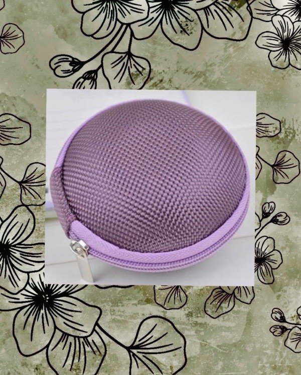 Producto - Cover p/auriculares, cargadores, monedas, pastillero Violeta