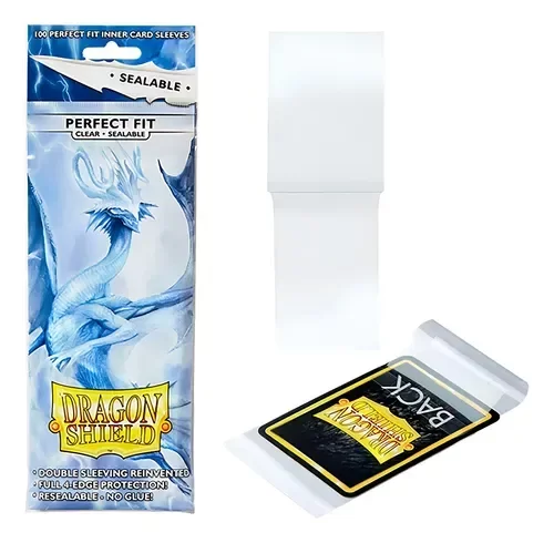 Producto - Folios Dragon Shield - Perfect Fit Sealable - Standard Clear - 100 unidades