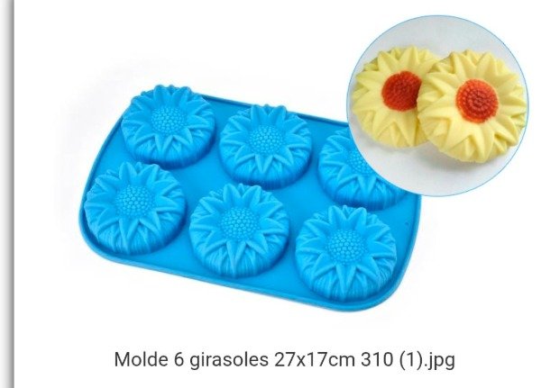 Producto - Molde girasol por 6