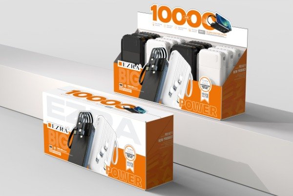 Producto - Cargador Portátil de 10W - 10000mAh Salidas IP,TPC, Micro, USB-A PB147-1. - 1