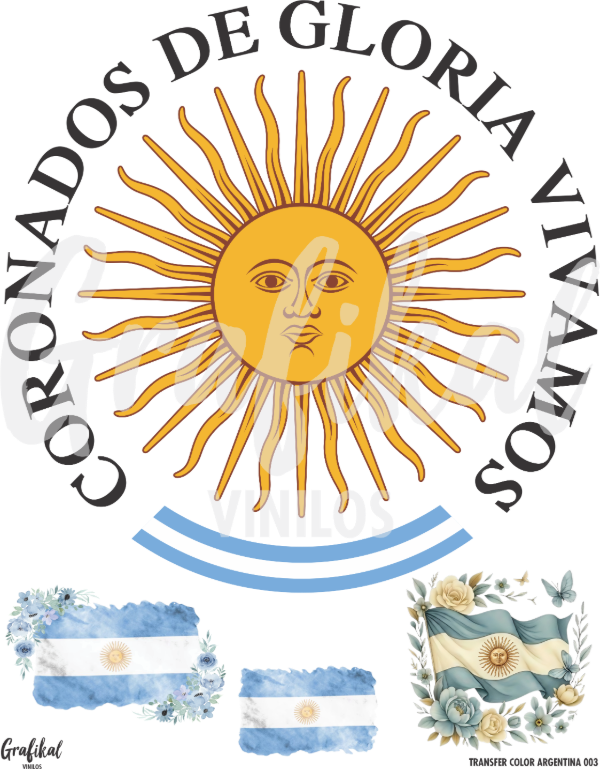 Producto - Transfer Color Argentina 003