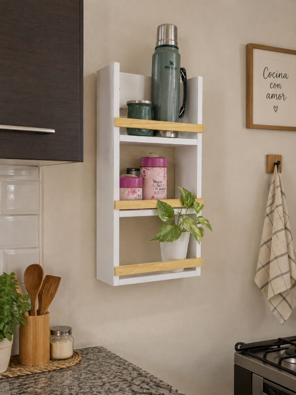 Producto - Repisa organizadora de mate para pared 60x30cm (POR ENCARGUE) - 0