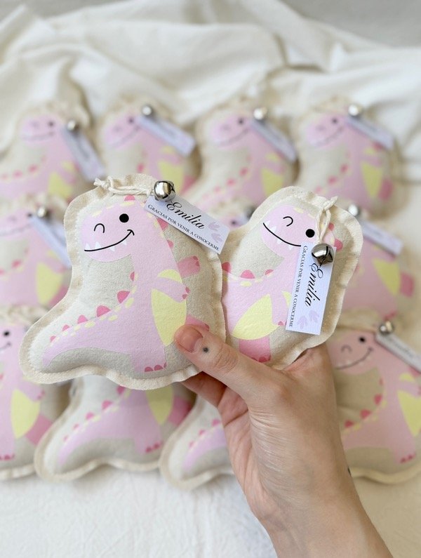 Producto - Souvenir dinosaurio rosa bebé