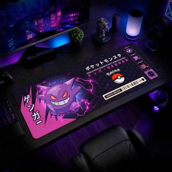 Producto - Mousepad Pokemon Gengar 80x30cm