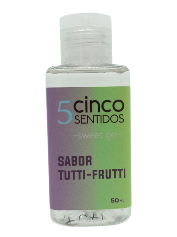 Producto - GEL COMESTIBLE SABOR TUTTI FRUTTI 50ML. 5SGTUTTI