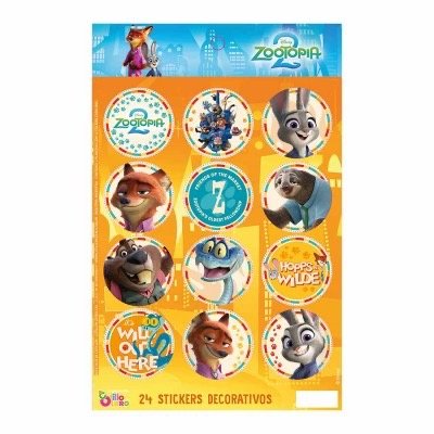 Producto - Stickers Zootopia 24 Unidades