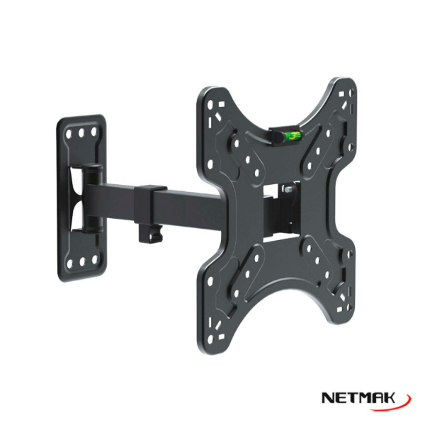 Producto - Soporte de pared extensible TV/LED -13" a 43" -max 30kg -inclinacion -giro 180gr