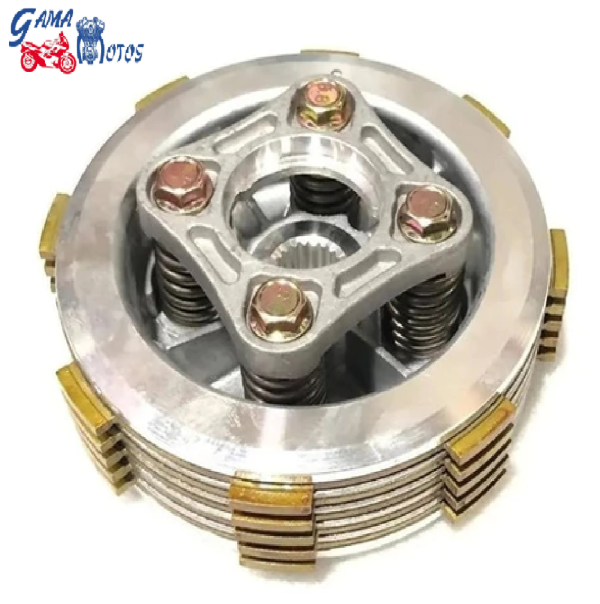 Producto - Centro y Tapa Canasta Embrague Honda 150 Titan  con discos y separadores
