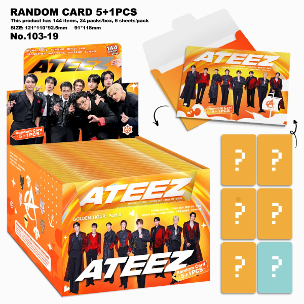 Producto - 1x Sobre Sorpresa Photocards ATEEZ (Por unidad)