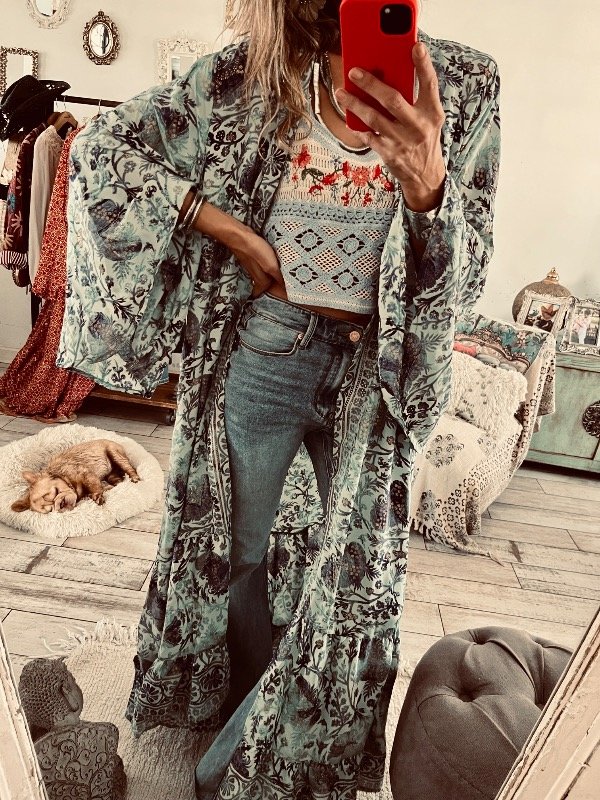 Producto - Kimono Tulum celeste - 3