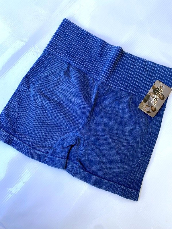 Producto - Calza corta delirio azul (con frunce)
