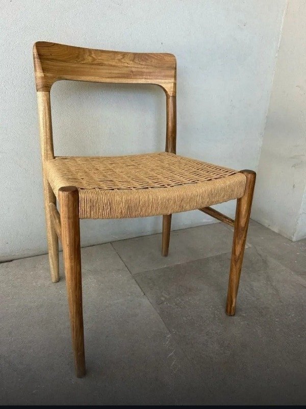 Producto - Silla Moller asiento tejido