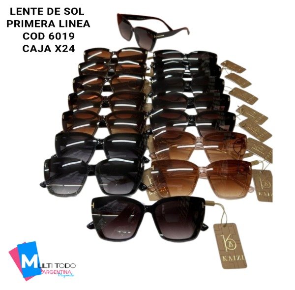 Producto - LENTE DE SOL PRIMERA LINEA COD 6019 CAJA X24
