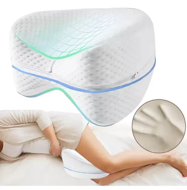 Producto - Almohada PARA PIERNAS Anatómica Contour Ortopédica Alivio Dolor Espalda