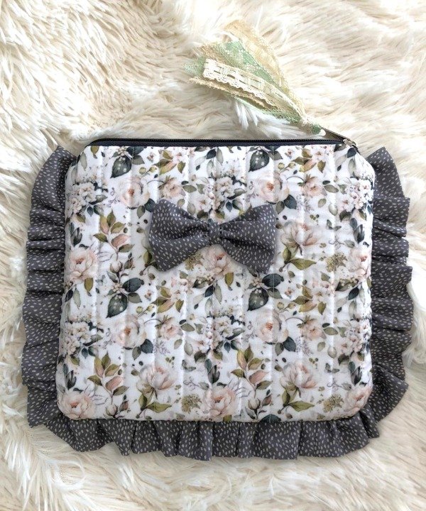 Producto - Neceser Clutch Romántico/Coquette "SUAVES ROSAS"