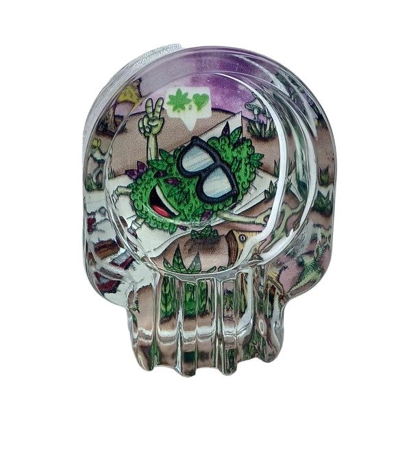 Producto - Cenicero Blunt rey vidrio calavera