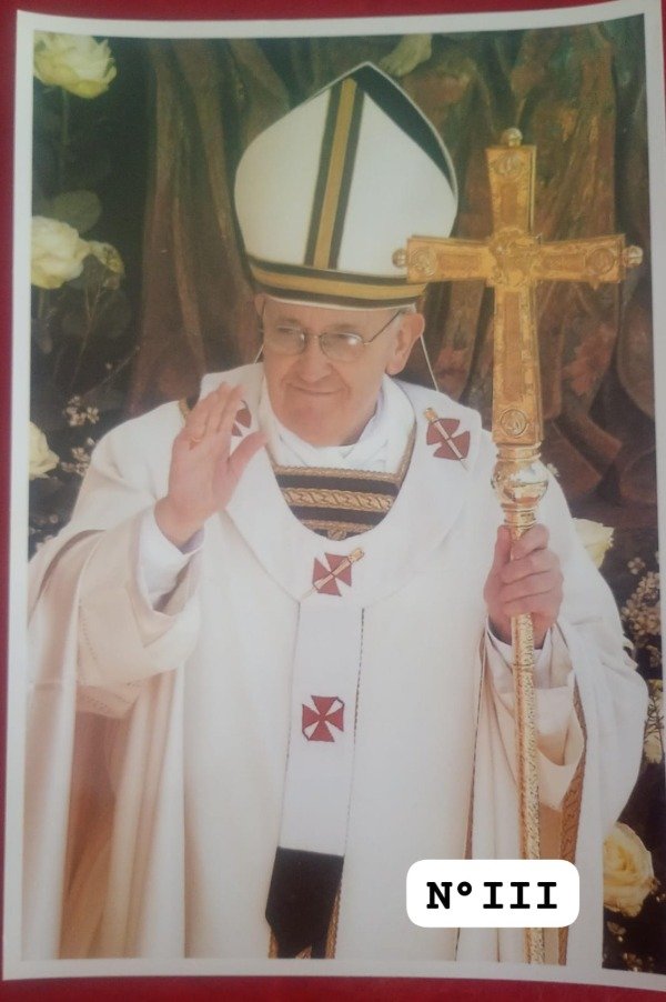 Producto - Papa Francisco 27 X 19 cm. lll
