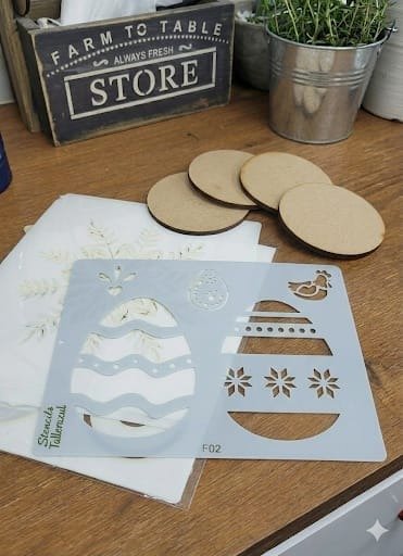 Producto - kit 2 stencil mas 4 huevos