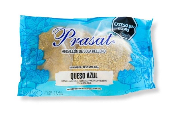 Producto - Prasat Milanesa De Soja Rellena Con Queso Azul