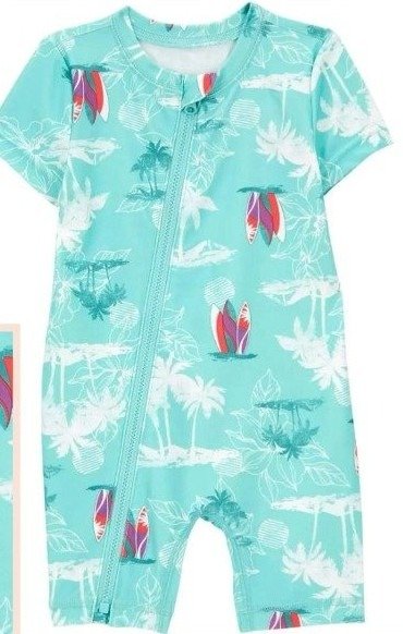 Producto - Carter's. Set traje de baño entero palmeras protección UV50