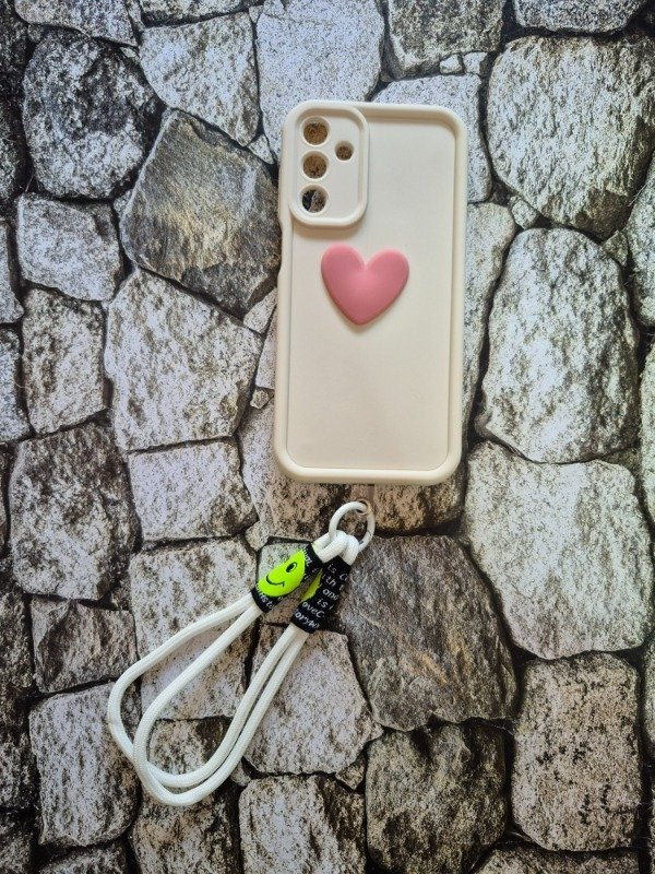 Producto - Funda silicone soft con correa Samsung A56 natural