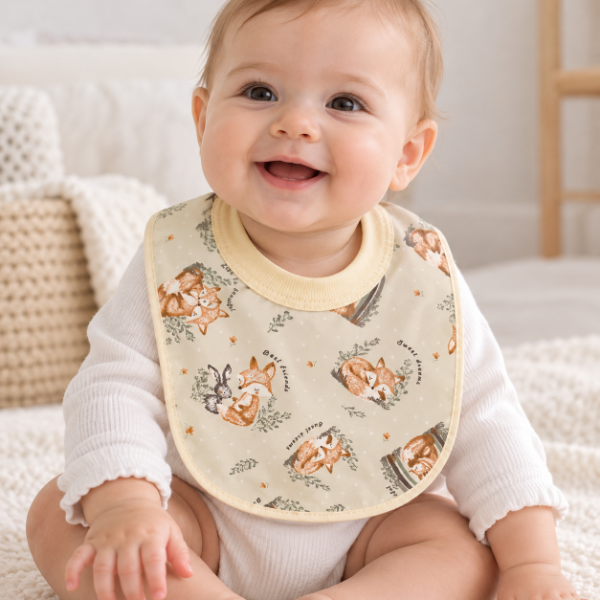 Producto - Babero de gabardina con impermeable y broche 0 a 5 meses - 2