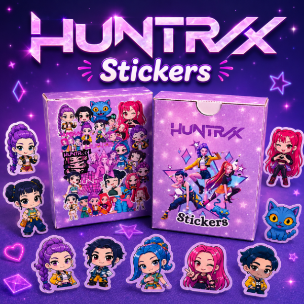 Producto - Cajita de stickers "Huntrix"