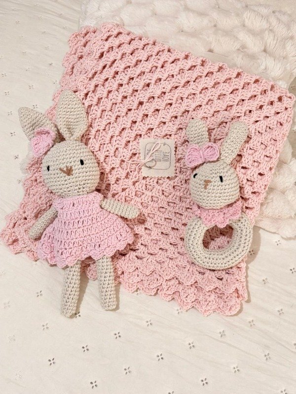 Producto - Set para Bebés Rabbits Pink