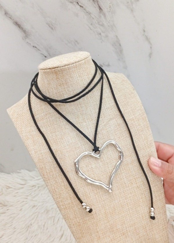 Producto - Lazo negro corazón
