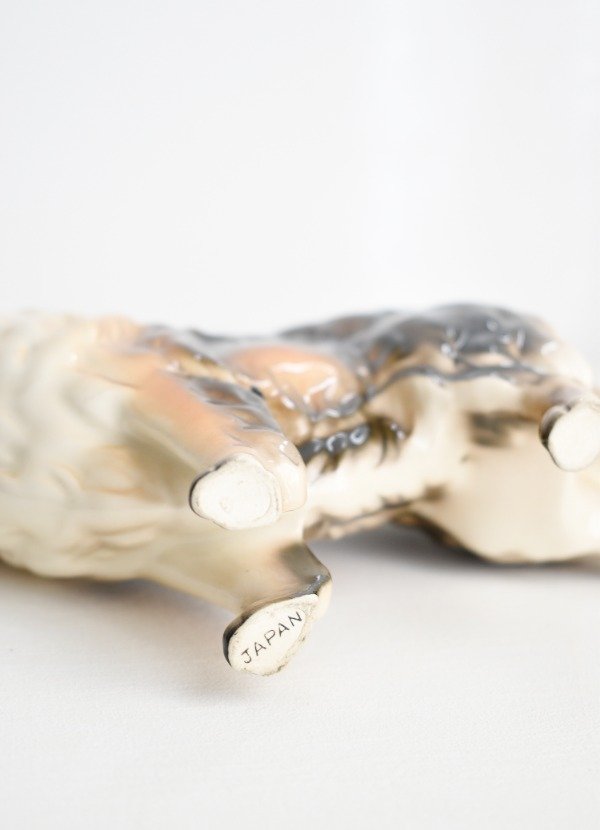 Producto - Perrito figura Collie de cerámica - Japón - 3