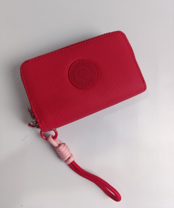 Producto - BILLETERA DOS CIERRE CHICO SAMI ROJO