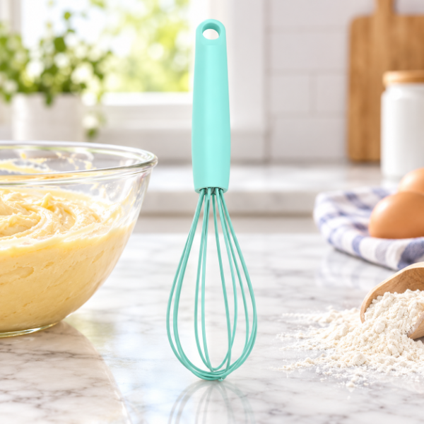 Producto - BATIDOR DE MANO 30CM SILICONADO PLASTICO SURTIDO - 0