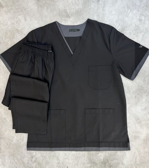 Producto - POLO (Negro detalle Gris)