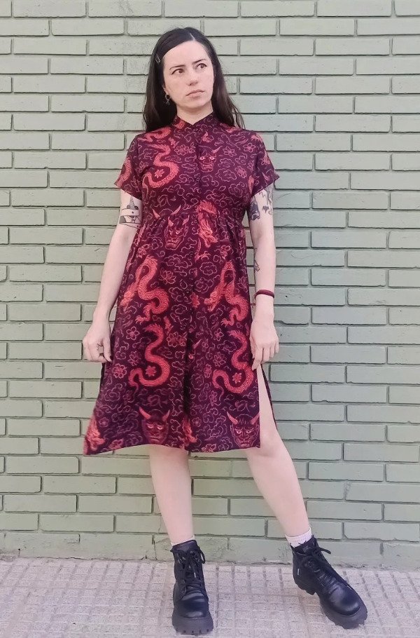 Producto - Vestido Kimono Dragones