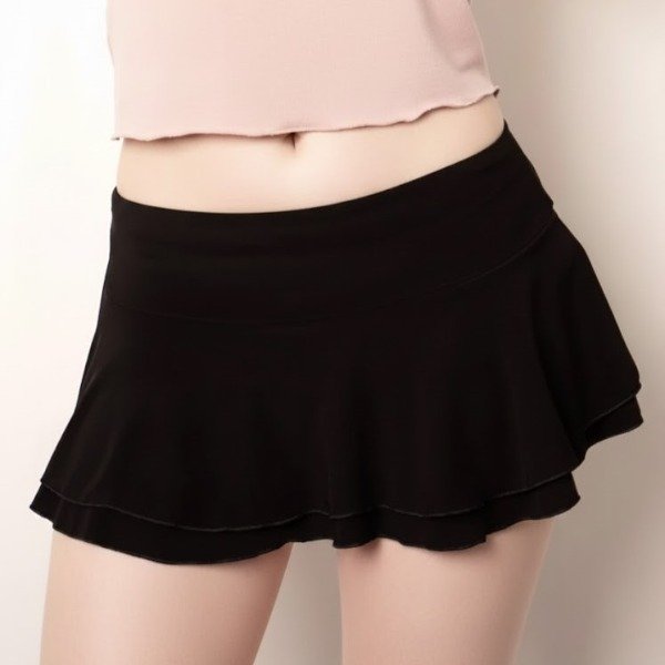 Producto - Short pollera con vuelos tiro Bajo - T.u