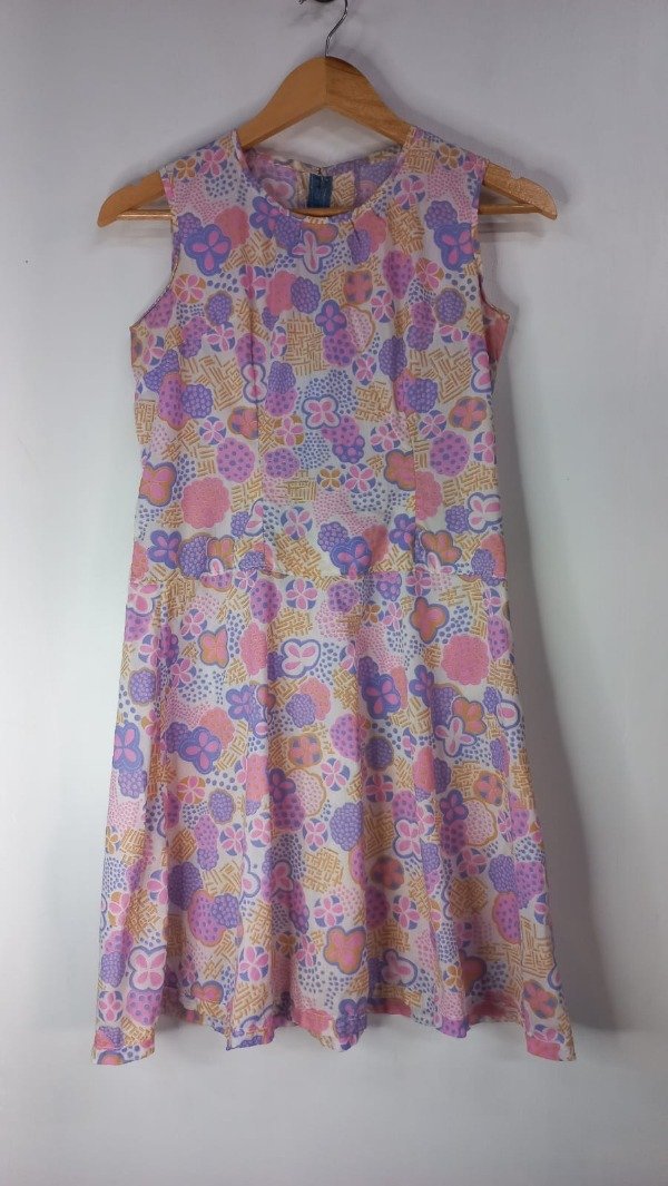 Producto - VESTIDO FLORES LILAS Y ROSAS