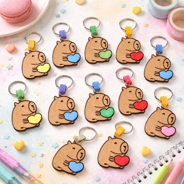 Producto - Llaveros Capibara Carpincho Souvenir 3d Cumpleaños