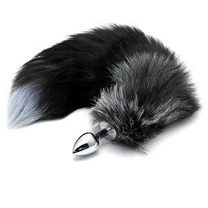 Producto - Plug Dilatador de Metal (Cola de Zorro Negro)
