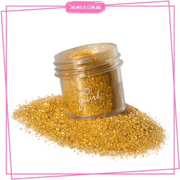 Producto - Givré DORADO Radha 10cc Glitter gibre dorado tortas