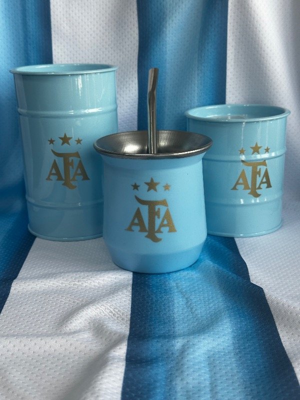 Producto - SET LATAS AFA + MATE TÉRMICO