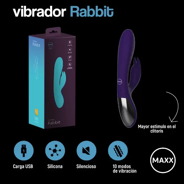 Producto - MAXX PLAY VIBRADOR RABBIT