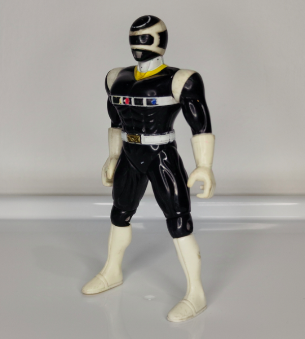 Producto - Black Mega Launching Power Ranger In Space 15 cm - 1
